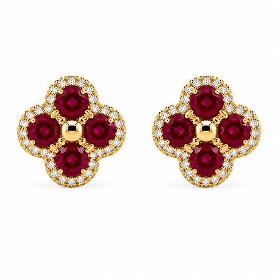 Orecchini Ultima Edizione Donna in Argento OAO7591-ROSSO-GIALLO - OAO7591-ROSSO-GIALLO